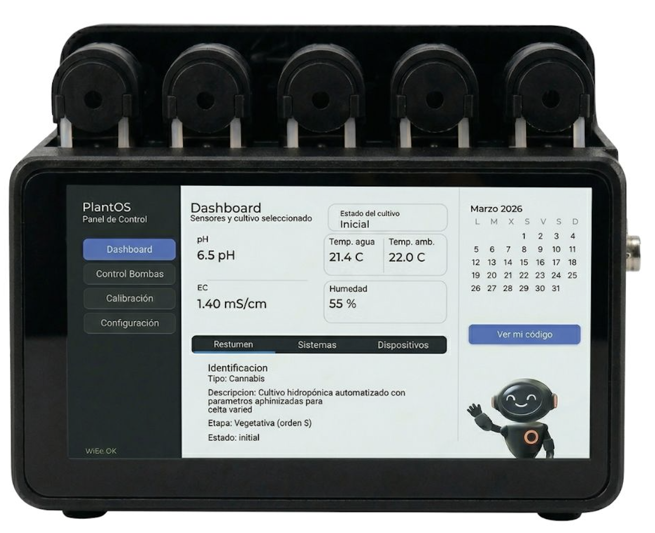 Dispositivo PlantOS